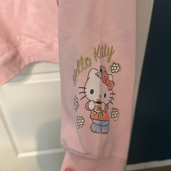 Hello Kitty Pink Camping Graphic Hoodie - Picture 4 of 4
